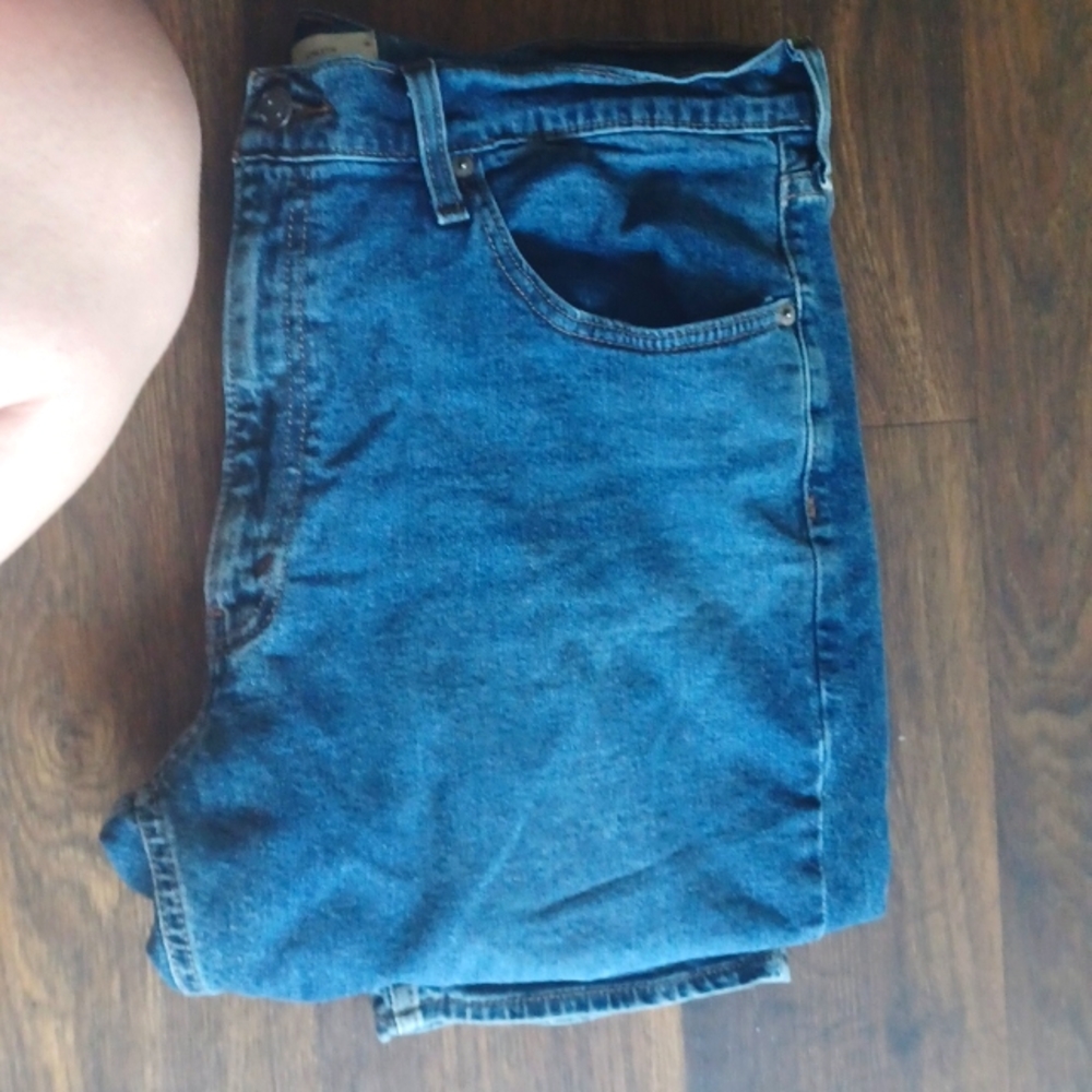Jeans , color is blue mild dark ,size is W-38 L-32